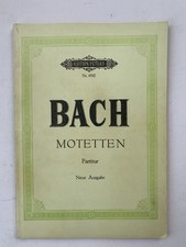 Noten. J.S. Bach. Motetten