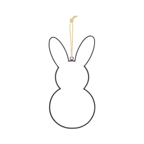 Metall hase hängend - metall,
