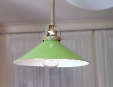 Kleine Stalllampe Emaille