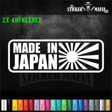 2x Aufkleber Made in Japan JDM