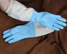 Lange Latexhandschuhe für
