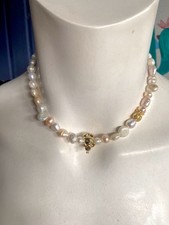 Collier Designer Kinder Perlen Kette Anhänger Mädchen Unikat