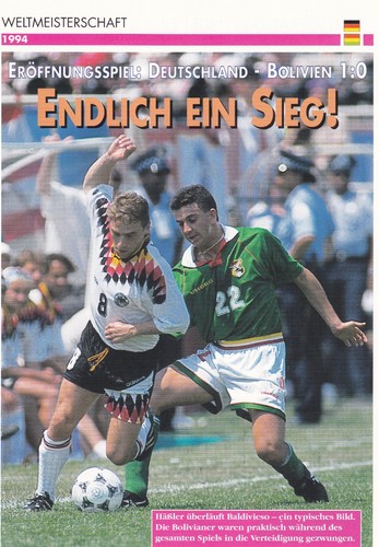 Fußball 1994 sammlerkarte - fußball, wm