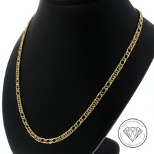 SONDERAKTION WERT 1.870,- Figaro Stil Panzer Kette 585 Gold 14k 14 KT 50cm XXYY