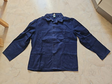 Arbeitsjacke Kittel Arbeitshemd blau gr:50 Baumwolle 