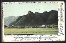 Oberammergau, Ortsansicht mit Kofel, Ansichtskarte 1900 