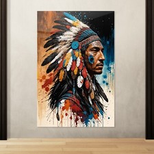 ✅INDIANER MIT FARBIGEN