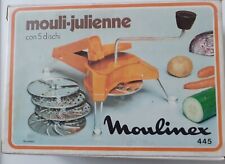 Moulinex Moulinette Julienne 445 inkl. Karton - Orange - Retro - Vintage 