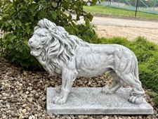 🔶 Steinfigur Löwe Steinlöwen Stein Löwen 75cm Steinkunst Bayern BLACKFORM