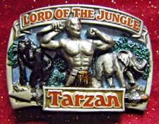 TARZAN Gürtelschnalle Limited Edition 484/10.000 Edgar Rice Burroughs Inc. 1994