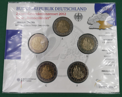 Euro brd gedenkmünzset - brd,