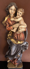 Alt Holz Figur Maria mit