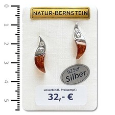 Natur bernstein ohrringe - bernstein,
