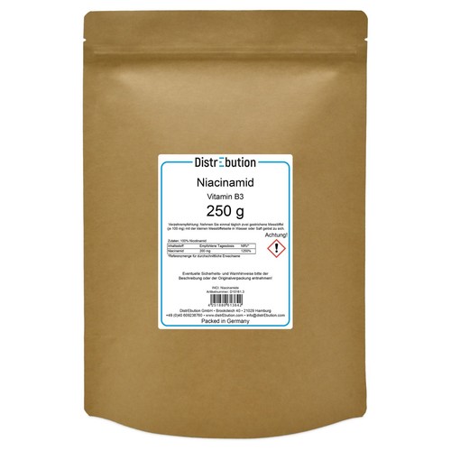 Vitamin niacin pulver - b3, 250g
