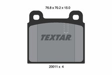 Textar bremsbelagsatz - textar,