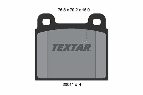 Textar bremsbelagsatz - textar,