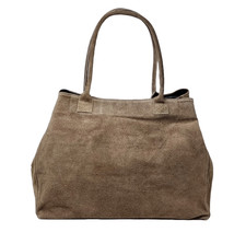 ITALY WILDLEDER HANDTASCHE BEUTEL TASCHE SCHULTERTASCHE SHOPPER ECHT LEDER  NEU