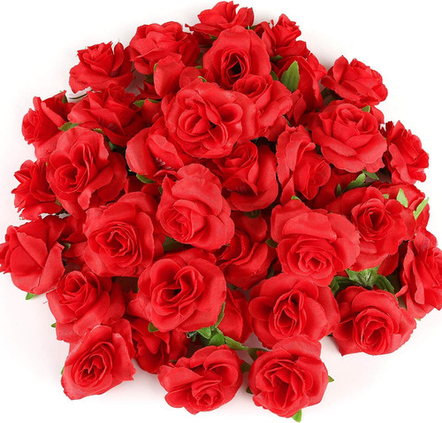 Künstliche blumenköpfe rosen - künstliche,