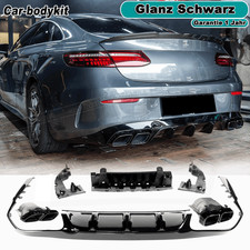 Glanz Schwarz Heckdiffusor