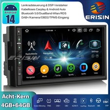 Doppel Din Android 14 Autoradio 2 Din GPS RDS Bluetooth DVB-T2 RDS DVR USB Navi