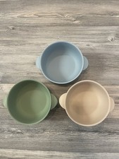 3 Stück Baby Schalen mit Saugnapf, Brei Schale Baby Kinder Schüssel