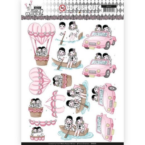Stanzbogen pierrot - ✂,