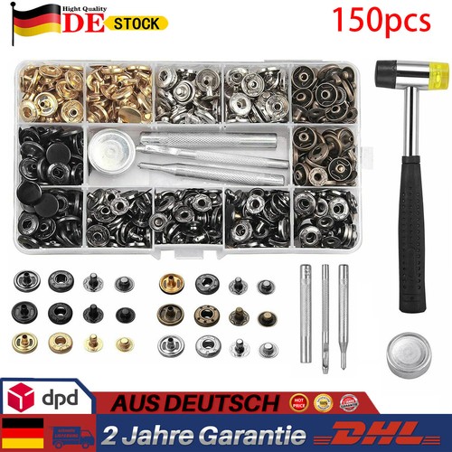 150 tlg druckknopf - tlg, zange