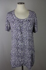 Damen Sommer Tunika Oberteil Shirt Leoprint Viskose IMAGINI Gr.44