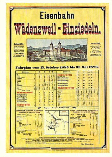 Wädensweil einsiedeln - wädensweil-einsiedeln, ak