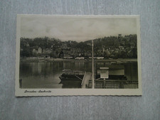 AK Dresden Loschwitz Boot Schiff Dampfer Hafen Anlegestelle Blasewitz 1930