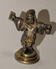 TRAUM !!! Münchener Kindl Jugendstil Petschaft Siegel Stempel Design Metall