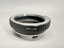 PK -L/M   Objektivadapter für Pentax K Objektiv auf Leica M Halterung  #56