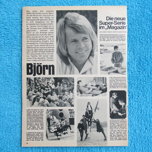 Abba clipping seite artikel - abba,
