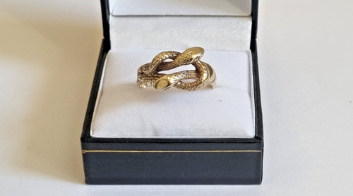 Double schlangenring 375 - double,
