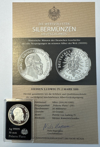 Hessen ludwig mark 1888 - hessen, iv.