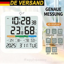 Digitales Thermometer Thermo Hygrometer Luftfeuchtigkeitsmessgerät Wetterstation