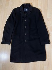 Burberry Herren Mantel 100% Kaschmir schwarz 52 L XL klassisch trenchcoat coat