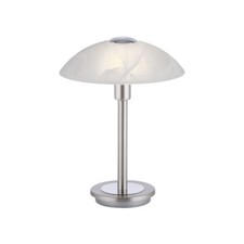 LED Tischlampe silber