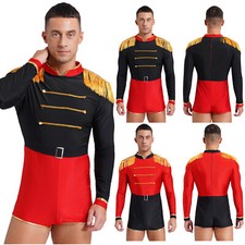 Herren Ring Leader Jumpsuit Urlaub Bodysuit One Piece Strampler Cosplay Trikot