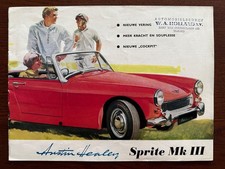 Prospekt / brochure BMC Austin Healey Sprite Mk III MY 1964 selten ! rare !