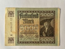 Notgeld, 1922, Reichsbanknote, Inflation, Deutsches Reich, Inflationsgeld