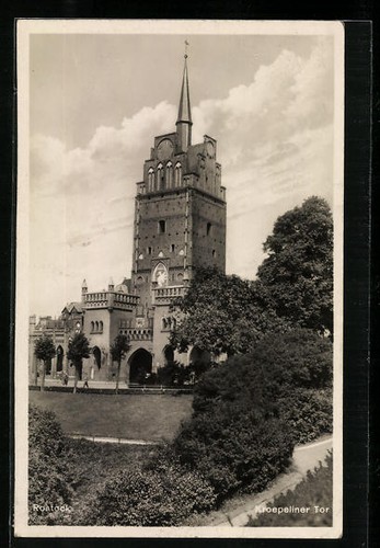 Ansichtskarte rostock blick - rostock,,