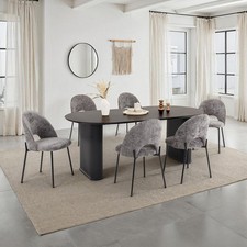 Set Tisch mit 6 Stühlen