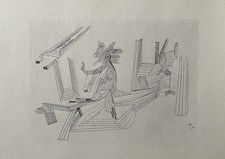 Paul Klee 1944 Meriden Gravure