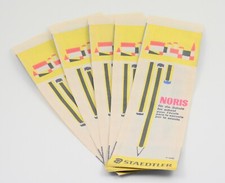 5 Vintage Staedtler Mars Noris Verkaufstüte Füller Bleistift pencil sales bag 