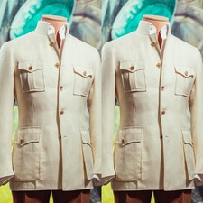 Elfenbein Männer Anzug Herren