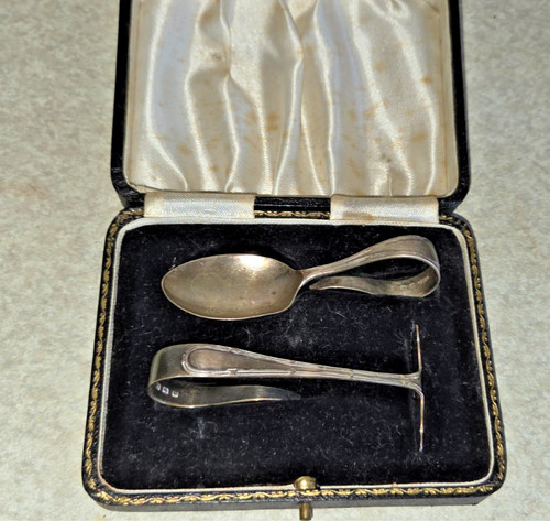 Vintage gefasst silber gepunzt - vintage,