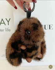 Süsser Plüsch Hase Leopardenmuster Schlüsselanhänger Taschenanhänger Geschenk