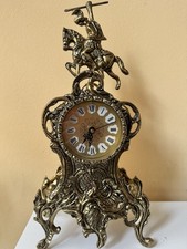 Kaminuhr Messing 36 cm