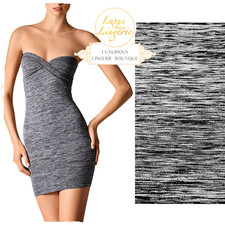 FATAL MELANGE DRESS by Wolford Dark Grey Grau Variables Kleid  M dark grey melan